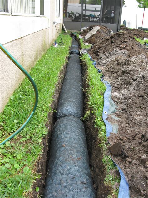 traditional french drain